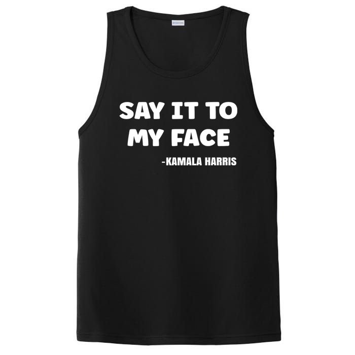 Kamala Harris 2024 Say It To My Face Kamala Harris Debate PosiCharge Competitor Tank