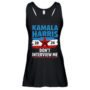 Kamala Harris 2024 DonT Interview Me Funny Political Design Ladies Essential Flowy Tank