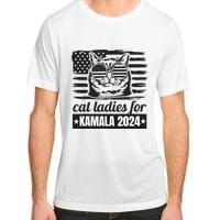 Kamala Harris 2024 Cat Lady Voting Cats Feminine Funny Women Adult ChromaSoft Performance T-Shirt