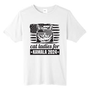 Kamala Harris 2024 Cat Lady Voting Cats Feminine Funny Women Tall Fusion ChromaSoft Performance T-Shirt