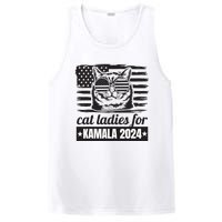 Kamala Harris 2024 Cat Lady Voting Cats Feminine Funny Women PosiCharge Competitor Tank