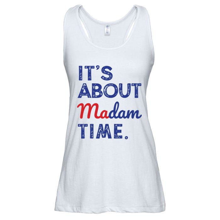 Kamala Harris 2024 Its About Madam Time President Election Ladies Essential Flowy Tank