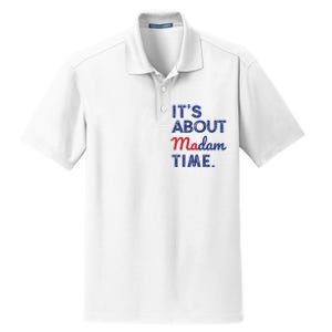 Kamala Harris 2024 Its About Madam Time President Election Dry Zone Grid Polo