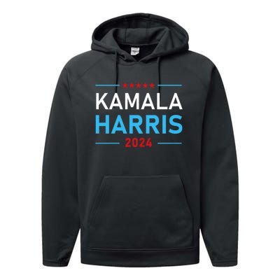 Kamala Harris 2024 Presidential Election Campaign Performance Fleece Hoodie