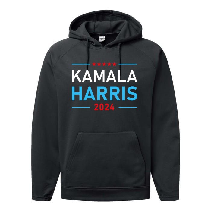 Kamala Harris 2024 Presidential Election Campaign Performance Fleece Hoodie