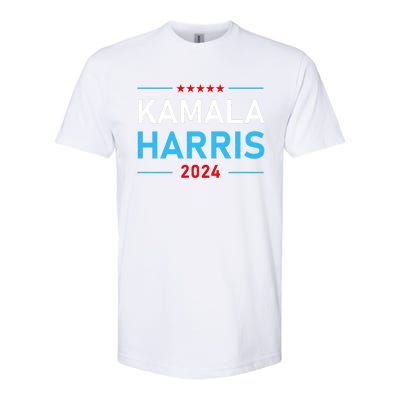 Kamala Harris 2024 Presidential Election Campaign Softstyle CVC T-Shirt