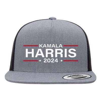 Kamala Harris 2024 For President Election Campaign Flat Bill Trucker Hat