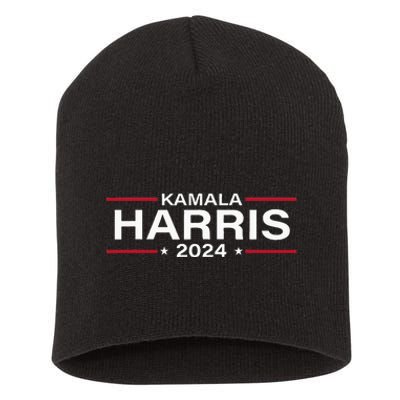 Kamala Harris 2024 For President Election Campaign Short Acrylic Beanie