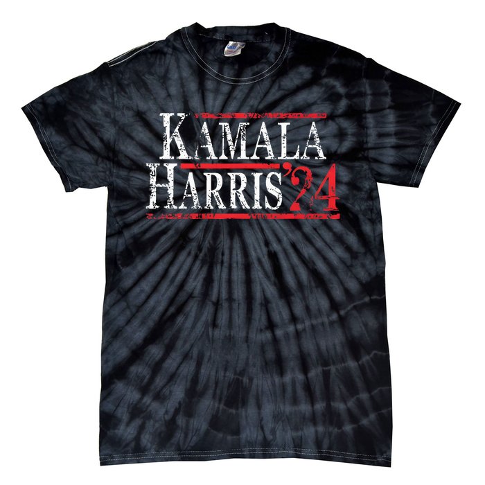 Kamala Harris 2024 For President Campaign Tie-Dye T-Shirt