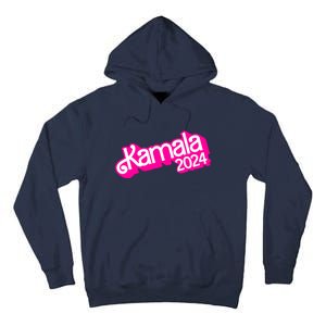 Kamala Harris 2024 Neon Fuchsia Doll Logo Tall Hoodie