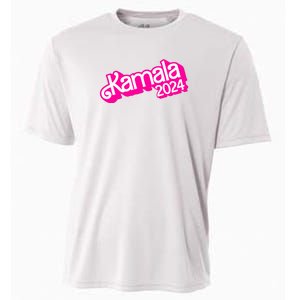 Kamala Harris 2024 Neon Fuchsia Doll Logo Cooling Performance Crew T-Shirt