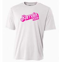 Kamala Harris 2024 Neon Fuchsia Doll Logo Cooling Performance Crew T-Shirt