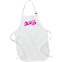 Kamala Harris 2024 Neon Fuchsia Doll Logo Full-Length Apron With Pockets