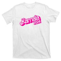 Kamala Harris 2024 Neon Fuchsia Doll Logo T-Shirt