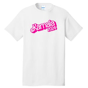 Kamala Harris 2024 Neon Fuchsia Doll Logo Tall T-Shirt