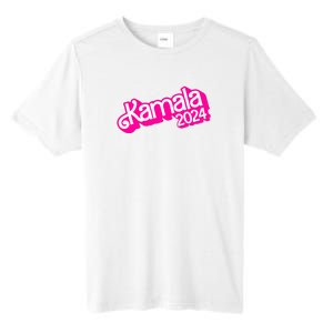 Kamala Harris 2024 Neon Fuchsia Doll Logo Tall Fusion ChromaSoft Performance T-Shirt