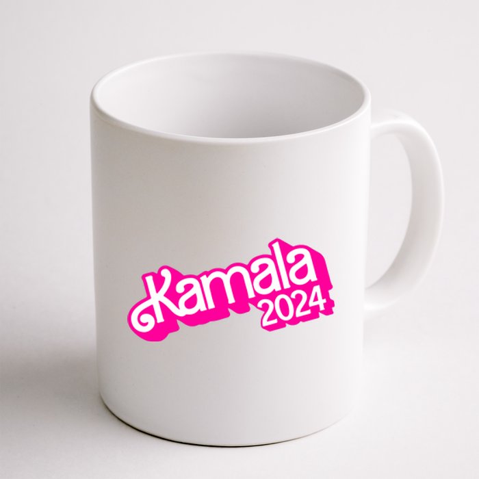 Kamala Harris 2024 Neon Fuchsia Doll Logo Coffee Mug