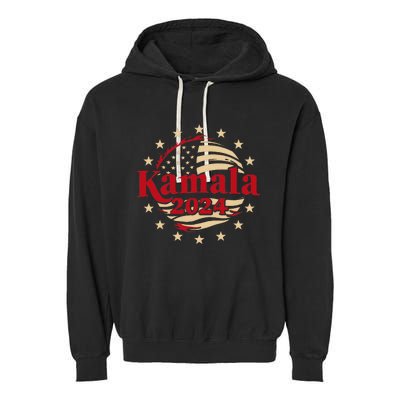 Kamala Harris 2024 For President Campaign Garment-Dyed Fleece Hoodie