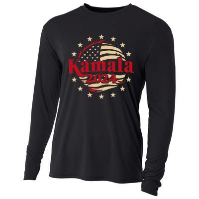 Kamala Harris 2024 For President Campaign Cooling Performance Long Sleeve Crew