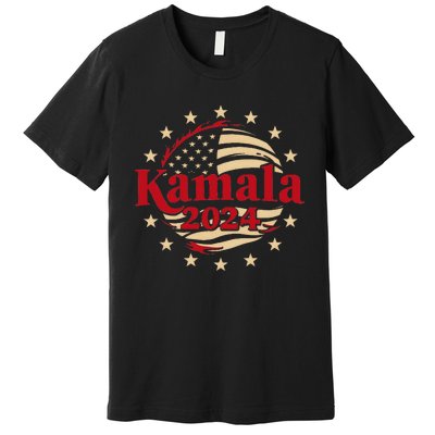 Kamala Harris 2024 For President Campaign Premium T-Shirt