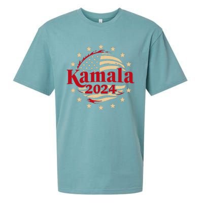 Kamala Harris 2024 For President Campaign Sueded Cloud Jersey T-Shirt