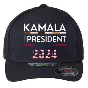 Kamala Harris 2024 For President Campaign Flexfit Unipanel Trucker Cap