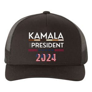 Kamala Harris 2024 For President Campaign Yupoong Adult 5-Panel Trucker Hat