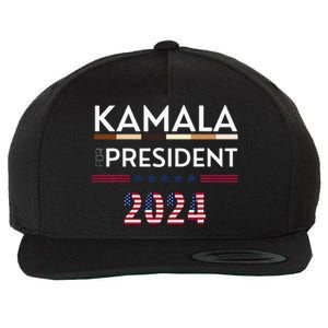 Kamala Harris 2024 For President Campaign Wool Snapback Cap