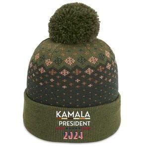 Kamala Harris 2024 For President Campaign The Baniff Cuffed Pom Beanie