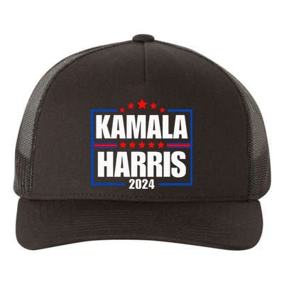 Kamala Harris 2024 Election Presidential Campaign Yupoong Adult 5-Panel Trucker Hat