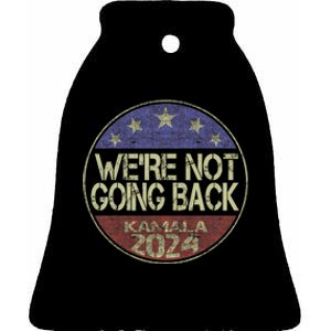 Kamala Harris 2024 For President Campaign Ceramic Bell Ornament