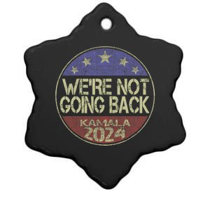 Kamala Harris 2024 For President Campaign Ceramic Star Ornament