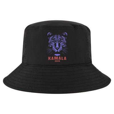 Kamala Harris 2024 For President Leopard Cool Comfort Performance Bucket Hat