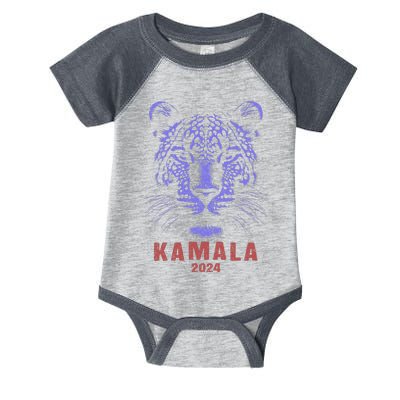 Kamala Harris 2024 For President Leopard Infant Baby Jersey Bodysuit