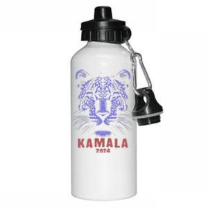 Kamala Harris 2024 For President Leopard Aluminum Water Bottle 