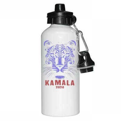 Kamala Harris 2024 For President Leopard Aluminum Water Bottle