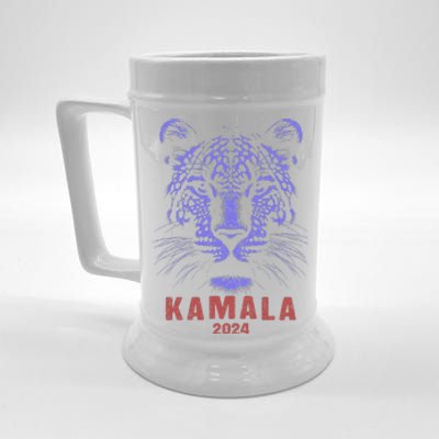 Kamala Harris 2024 For President Leopard Beer Stein