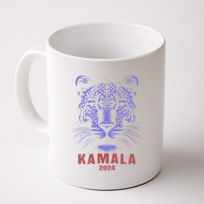 Kamala Harris 2024 For President Leopard Coffee Mug