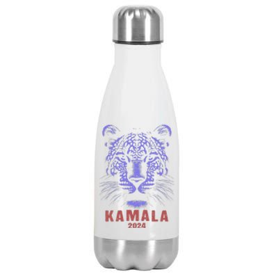 Kamala Harris 2024 For President Leopard Stainless Steel Insulated Water Bottle