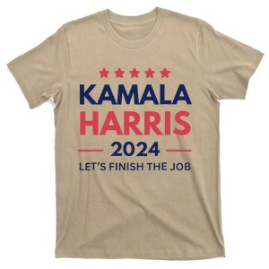 Kamala Harris 2024 LetS Finish The Job Madam President T-Shirt