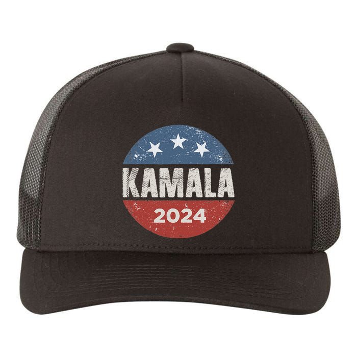 Kamala Harris 2024 For President Campaign Yupoong Adult 5-Panel Trucker Hat