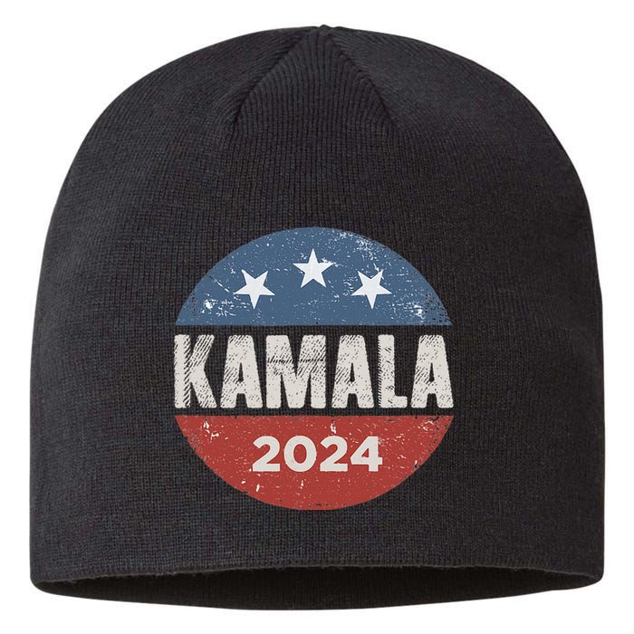 Kamala Harris 2024 For President Campaign Sustainable Beanie