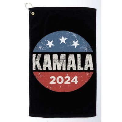 Kamala Harris 2024 For President Campaign Platinum Collection Golf Towel