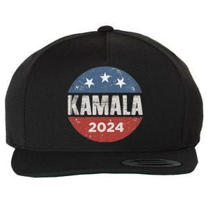 Kamala Harris 2024 For President Campaign Wool Snapback Cap