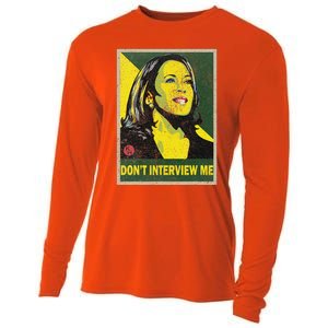 Kamala Harris 2024 Don’T Interview Me Cooling Performance Long Sleeve Crew