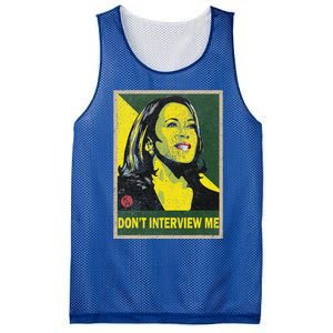 Kamala Harris 2024 Don’T Interview Me Mesh Reversible Basketball Jersey Tank