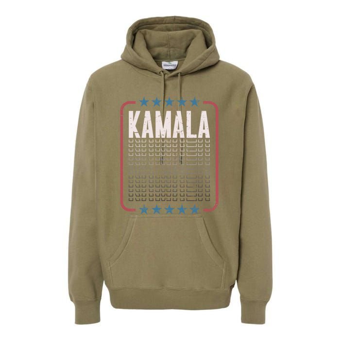 Kamala Harris 2024 President American Flag Vote Kamala Premium Hoodie