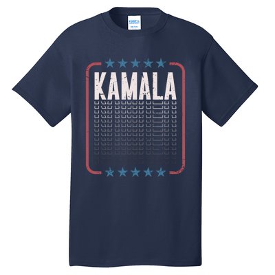 Kamala Harris 2024 President American Flag Vote Kamala Tall T-Shirt