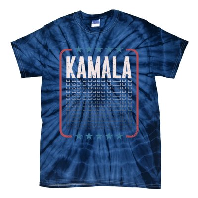 Kamala Harris 2024 President American Flag Vote Kamala Tie-Dye T-Shirt