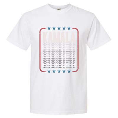 Kamala Harris 2024 President American Flag Vote Kamala Garment-Dyed Heavyweight T-Shirt